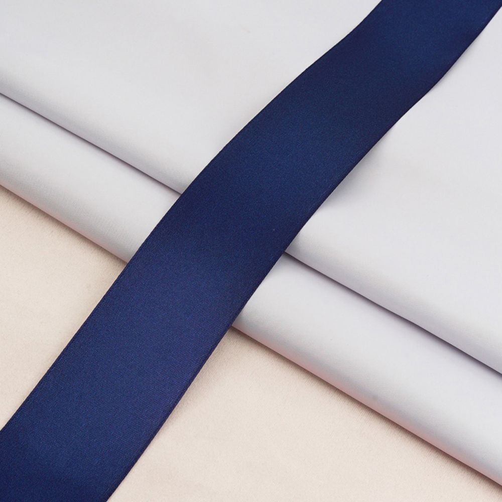 Лента атласная 2-сторонняя 50.0 мм / 22.86±1 метров, C1185 темно-синий, 6102-0016, Globus