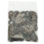 Кнопка клямерная ⌀17.0 мм, медь, (ЧАСТЬ B), 50 шт, BIG