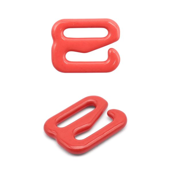 Крючки для бюстгальтера металл 8.0 мм, 20 шт, C820 красный, ГВ1009