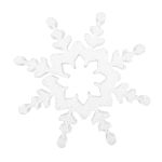 Заготовка из пенопласта Снежинка Зимнее шоу ⌀15 см, 2 см, 1 шт, Love2art DPZ-S