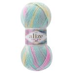 Пряжа Alize (Ализе) Happy Baby new Multi Colors / уп.5 мот. по 100 г, 320м, 52992 секционный