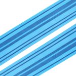 Лента атласная с рисунком 45.0 мм / 3 метра, Горизонталь (синий), Globus