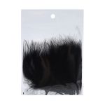 Перья декоративные 5-10см, 25 шт, H-80 черный