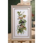 Набор для вышивания нитками Овен, Гнездышко (по иллюстрации Ольги Ионайтис) 18х44см