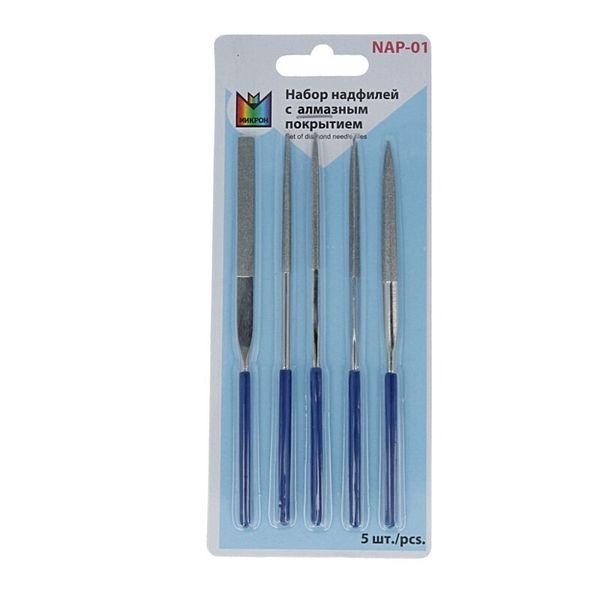 Набор надфилей с алмазным покрытием Micron NAP-01