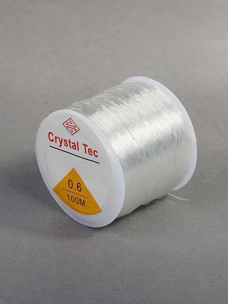 Нить-леска 0.6 мм, цв.прозрачный, 100м