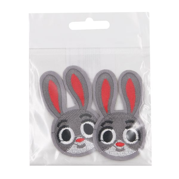 Термоаппликация Зайчик, 72х40 мм, LA439