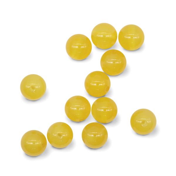 Бусины натуральный камень арагонит 8 мм, 12 шт в упак, Астра