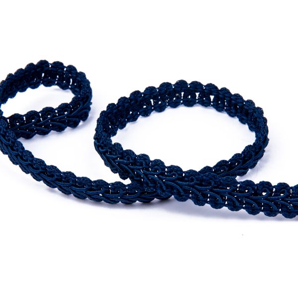 Тесьма декоративная Gamma Булет GBL-15 13 мм, 33 м,±0.5 м, 038 т.синий