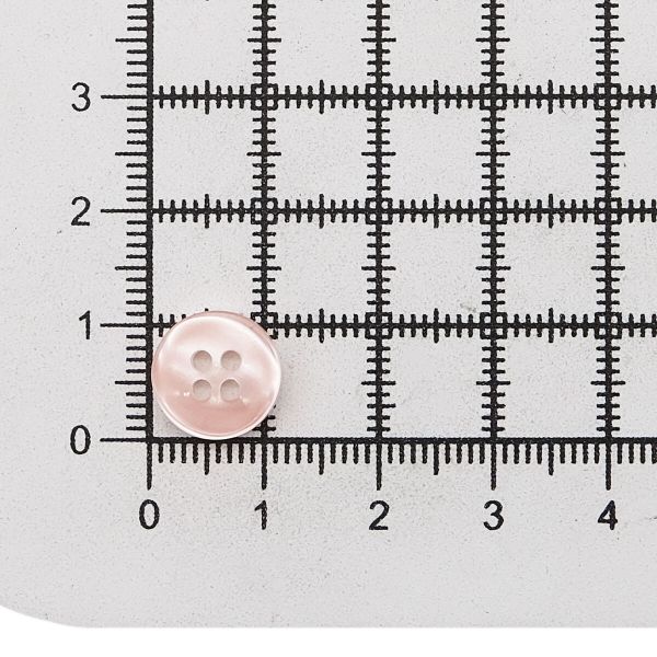 Пуговицы 4 прокола 18L (11мм), (col.18 розовый) CB, 72 шт
