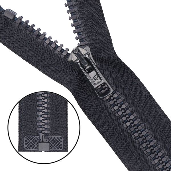 Молния трактор Arta Т6 (6 мм) 1 зам., разъем., 50 см, цв. 118 индиго, 5 шт