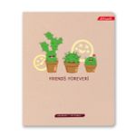 Тетрадь ученическая общая, A5+ 48 л. на скобе, белизна 100%, 10 шт, клетка, 000328 Друзья навсегда, Светоч 48ТСК5_3_1