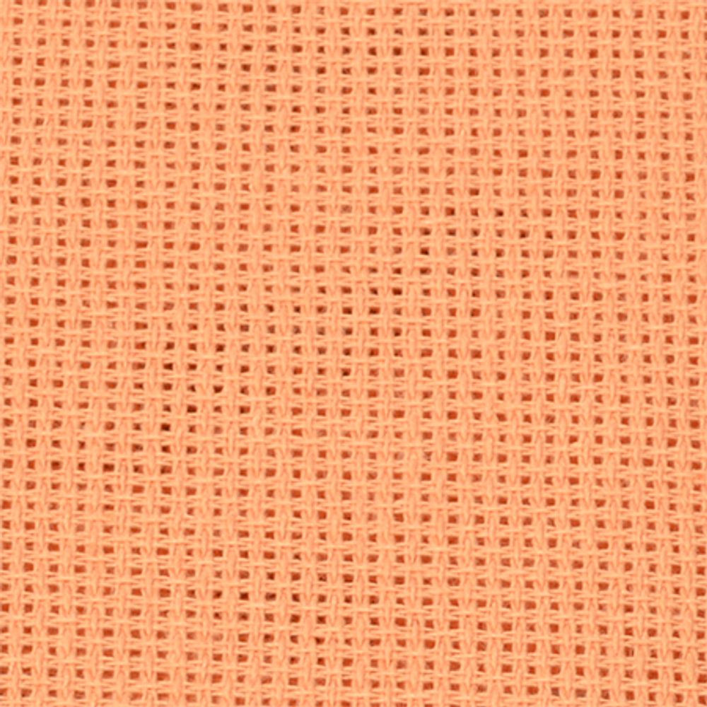 Канва для вышивания мелкая №851 (956) (10смх60кл) (100%Хл) шир.150 см цв.терракотовый, 5м