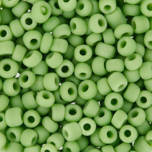 Бисер Zlatka 8/0 (2.9 мм), 100 г (10х10 г), №0044M салатовый, GR