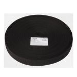 Стропа (ременная лента) 30 мм / 50 метров, толщ. 1.07 мм, [16 г/пог.м], 100% п/п, G-30 BL, черный, Gamma G-30 BL