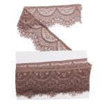 Кружево эластичное (стрейч) 60 мм / 13.71 метра, C072 шиншилла
