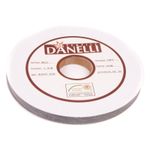 Лента клеевая нитепрошивная по долевой 45 г/м², 10 мм, точечный клей PA+PES, 100 метров, серый, L4YP44, Danelli, OEKO-TEX®