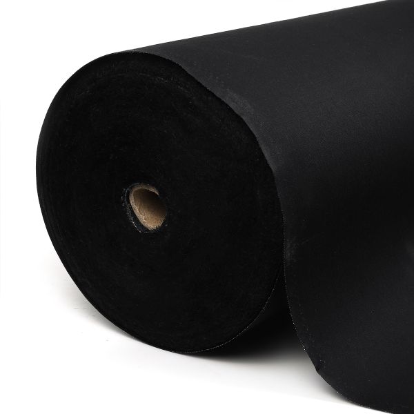 Дублерин воротничковый (сорочечный) 170 г/м², 112 см / 100 метров, INT.170B, черный, IdealTex