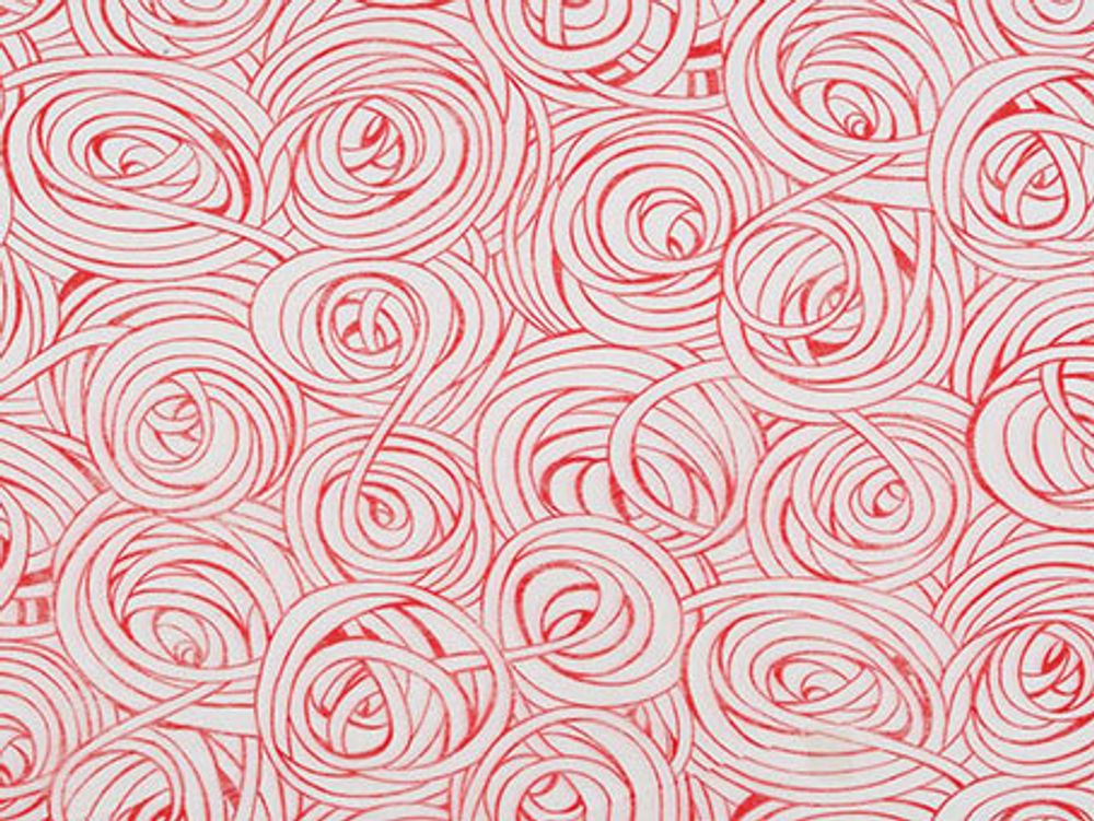 Ткань для пэчворка Knorr Prandell, Polymat ForA©, шир.37 см, спагетти, бело-красный, 10 м, спагетти, бело-красный, Knorr Prandell