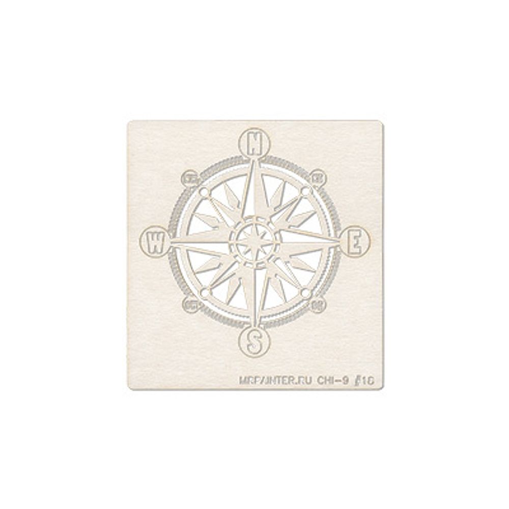 Чипборд 9.5х10 см, 1 шт, 18 Компас, Mr.Painter CHI-9