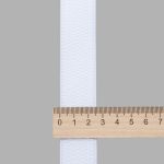 Резинка для подтяжек (помочная) 25.0 мм / 25 метров, 15.75 г/п.м., 501 белый, 6123-9389