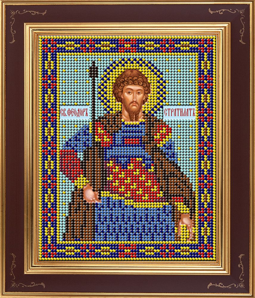Galla Collection, Икона Феодор Стратилат, великомученик 12х15 см