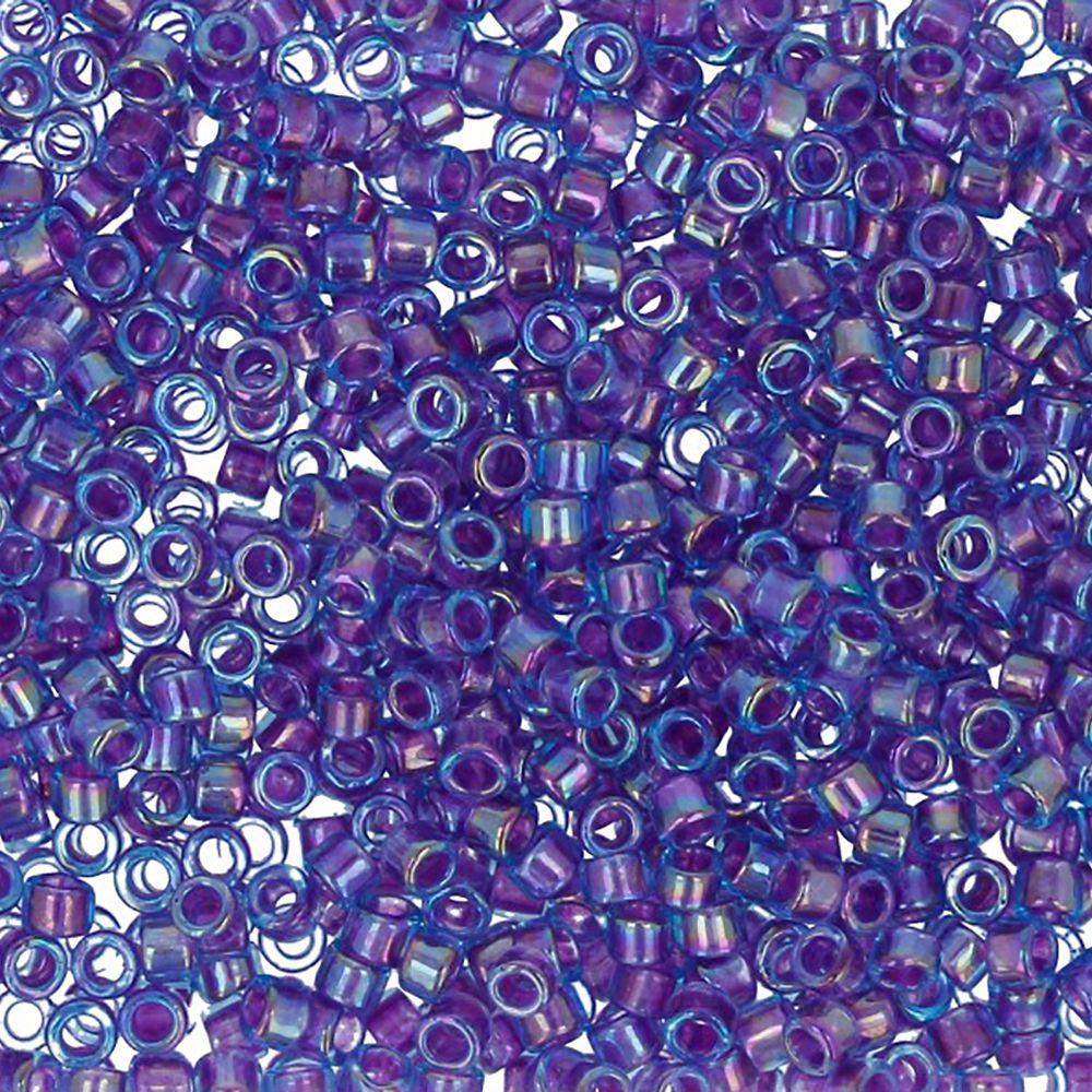 Бисер Toho 11/0 Treasure 1 (1.6 мм), 5х5 г, 0776 фиолетовый/радужный