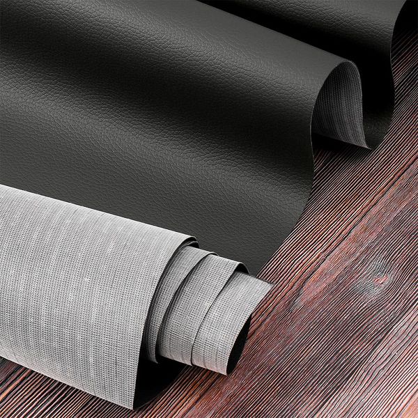 Экокожа 450 г/м², 140 см / 2 метра, KN.05 цв.серый