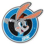 Кристальная (алмазная) мозаика Фрея CMF-ALVM-111, магнит, Заяц, на старт!, 10.5х9 см