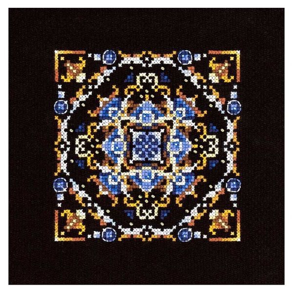 Набор для вышивания нитками, МП Студия, НВ-968 Персидские мотивы. Узор № 2 11х11см