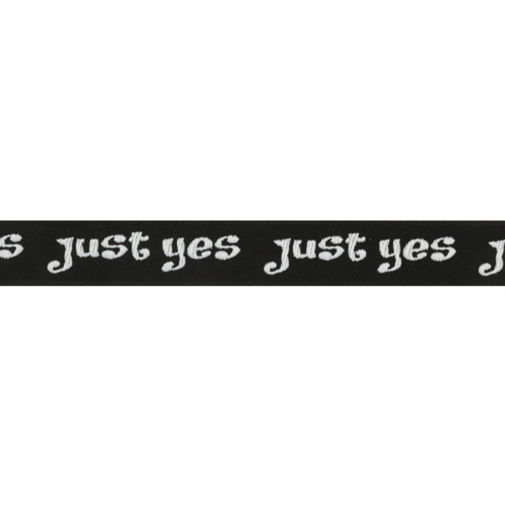 Лента отделочная с надписью Just yes 20 мм, 20м /TOS/