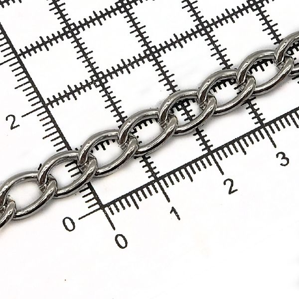 Цепь стальная 10,7х7,1х10м (никель), Y1611