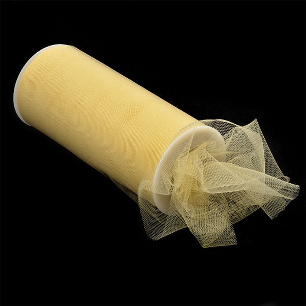 Фатин на шпульке средней жесткости 150 мм / 22.86 метра, TBY.MS.200.38, цв.38 песочный