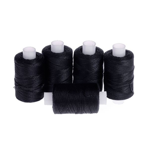 Нитки армированные ПНК им.Кирова 100ЛЛ, бытовые, 200 м / 5 кат., 6818 черный