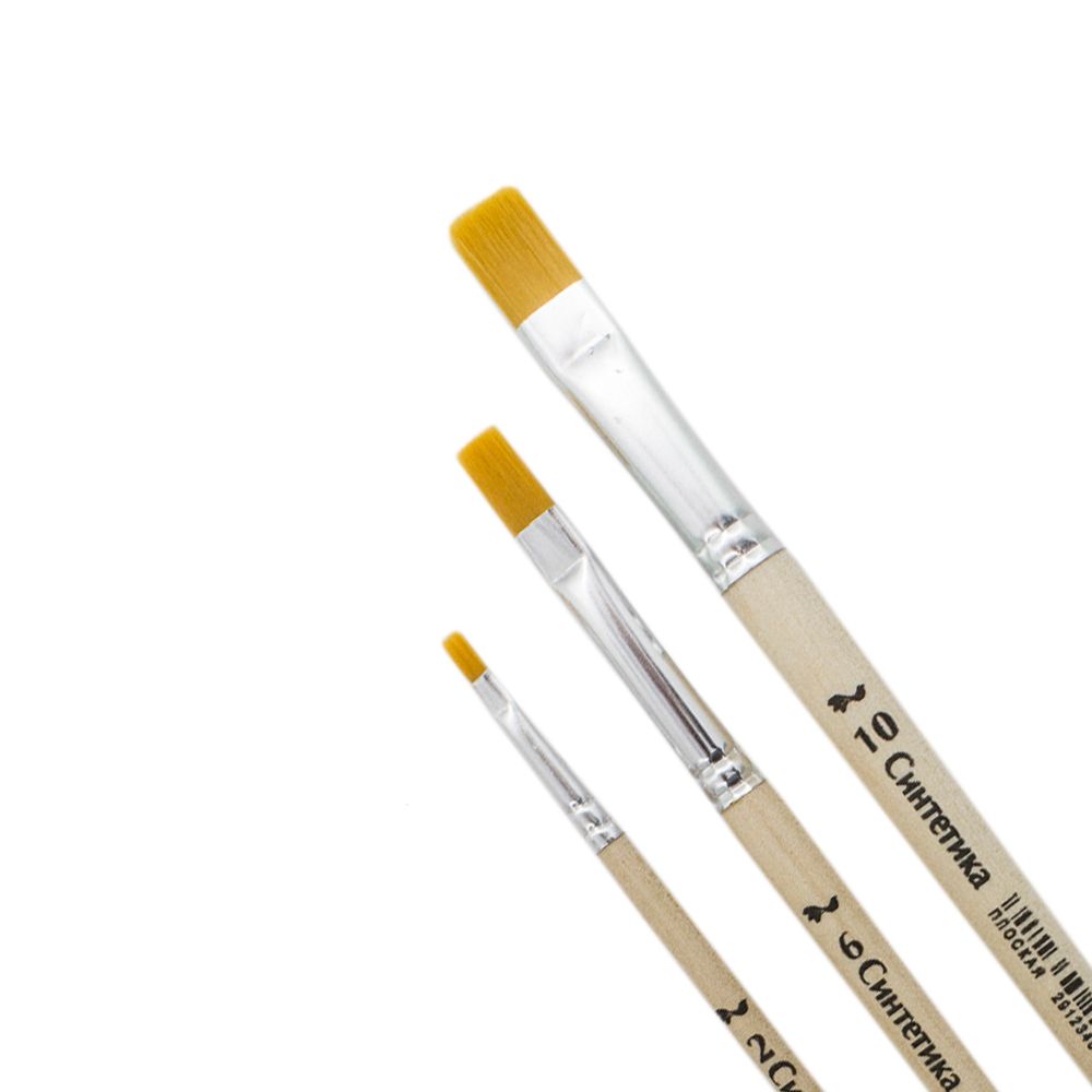 Набор 3 кистей "Хобби-2"