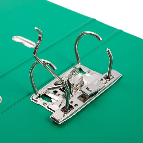 Регистратор PVC, 2-х стороннее покрытие, мет.уг. 50 мм, 50 шт, Premier A4 арочный механ. (разб.), зеленый ЕС100161003, Expert Complete