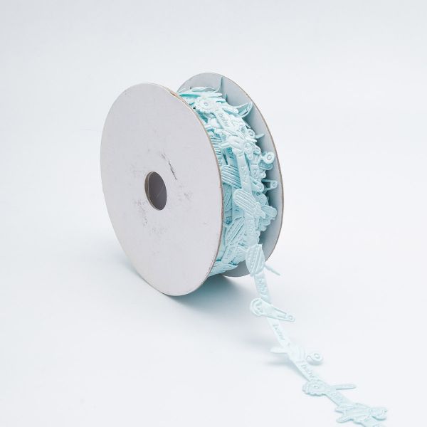 Лента декоративная 25.0 мм / 18.29±1 метров, голубой, 337