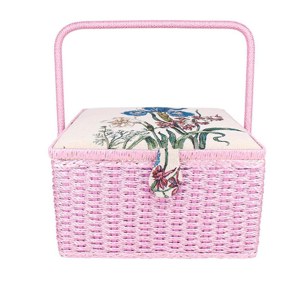 Шкатулка для швейных принадлежностей, Букет ирис и нарцисс, Gamma SBJ-004