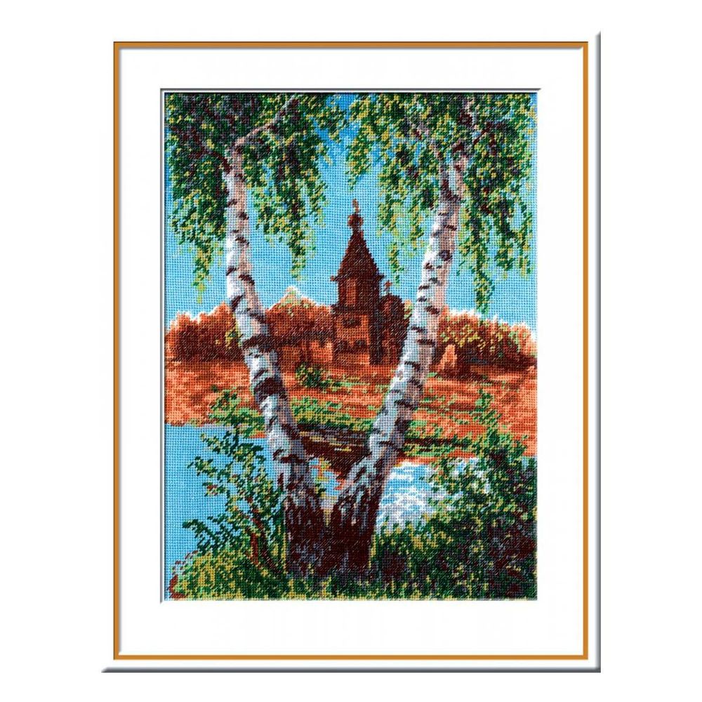 Набор для вышивания нитками РС Студия, Кижи 33х24 см