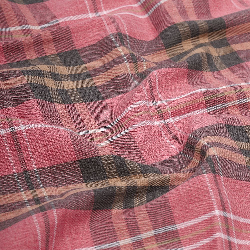 Фланель рубашечная 150 г/м², 150 см / 25 метров, TBY.Fl.T138, цв.138 розовый