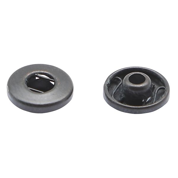 Кнопка Альфа (S-образная) ⌀10.0 мм, ≈144 шт, СТАЛЬ, оксид, NEW STAR