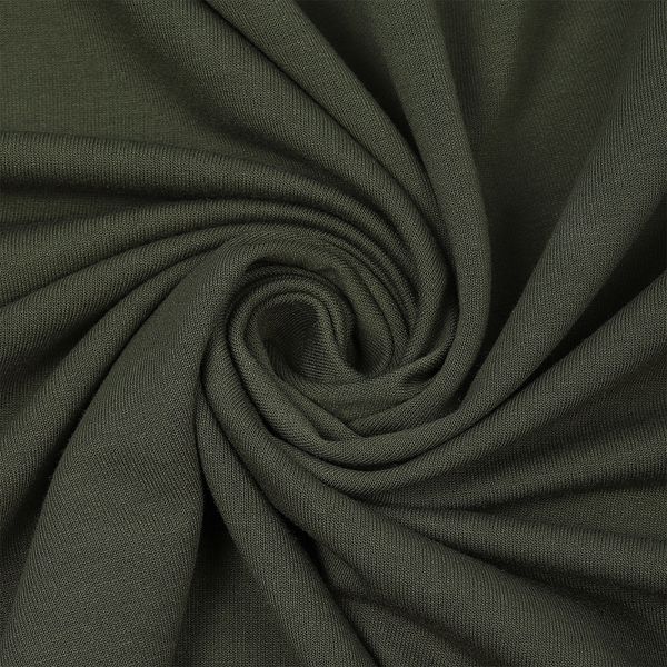 Футер 2-нитка петля поливискоза стрейч 220 г/м², 160 см / 3 метра, ФУТ2Х.TBY.ПЭ-ВИС.S096.3, цв.S096 хаки