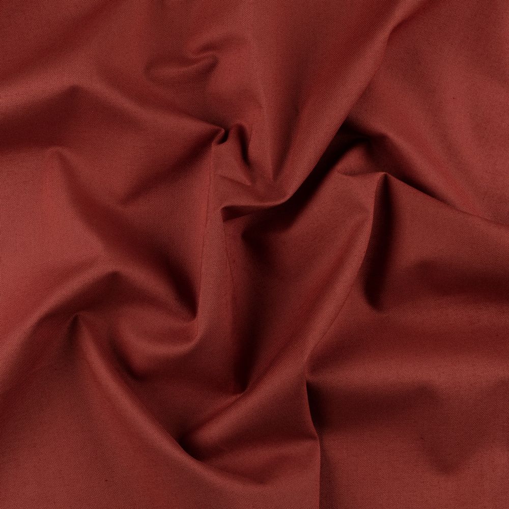 Ткань для пэчворка Peppy Краски жизни Люкс, рулон 112 см / 5 метров, 18-1438 т.красный, Peppy