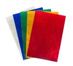 Фетр листовой жесткий 1.5 мм, 20х28.5 см, 5 шт, ассорти 1, Blitz FML15-20/30