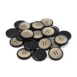 Пуговицы 4 прокола 40L (25мм), (Beige (бежевый)), 24 шт