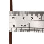 Шнур кожа натуральная ⌀3.0 мм / 1 метр, дизайн 301, 100% кожа, т.коричневый