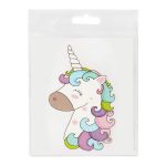 Термотрансфер M №01, 1 шт, M-022 единорожек 13.5х9 см, Gamma "M" №01