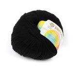 Пряжа Пехорка Детский каприз / уп.10 мот. по 50 г, 225 м, 002 черный