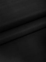 Атлас сатин 67 г/м², 150 см / 3 метра, AS.18 цв.чёрный