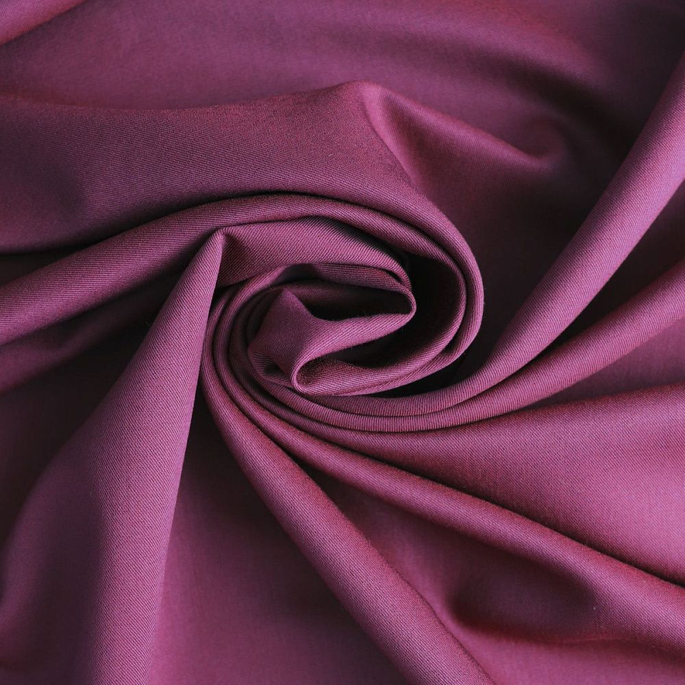 Сатин стрейч 180 г/м², 147 см, Р.15160.09, цв.09 бордовый, 25м, 1021639 /TOS/